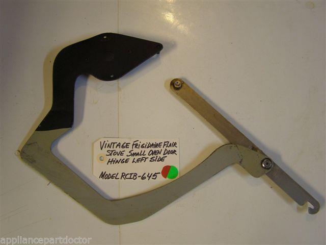 Model RCIB-645 Vintage Frigidaire Flair Stove Small Oven Door Hinge Left Side Model RCIB-645 Vintage Frigidaire Flair Stove Small Oven Door Hinge Left Side